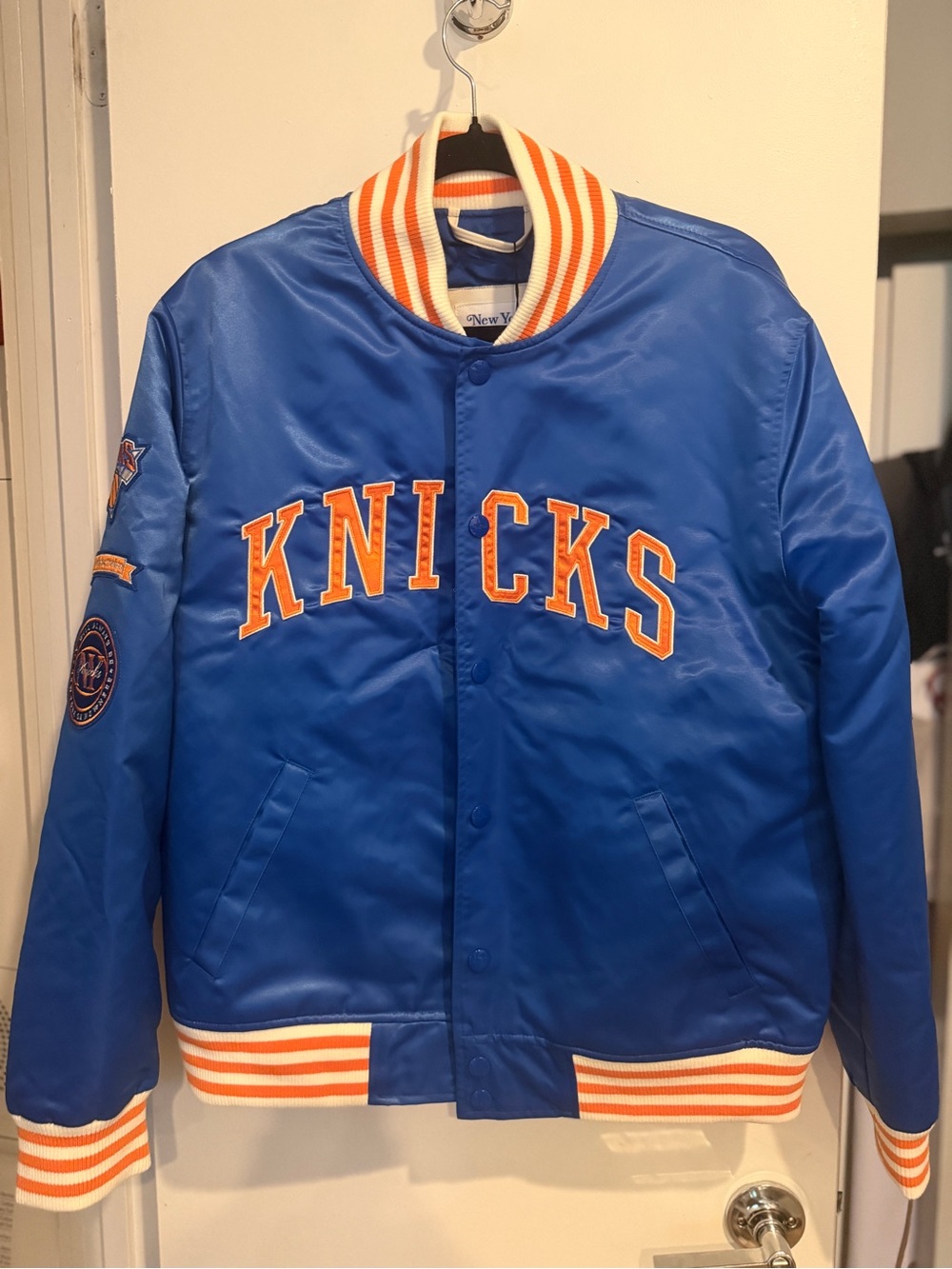 New York or Nowhere x New York Knicks Downtown Varsity Jacket | NWT | Size MD